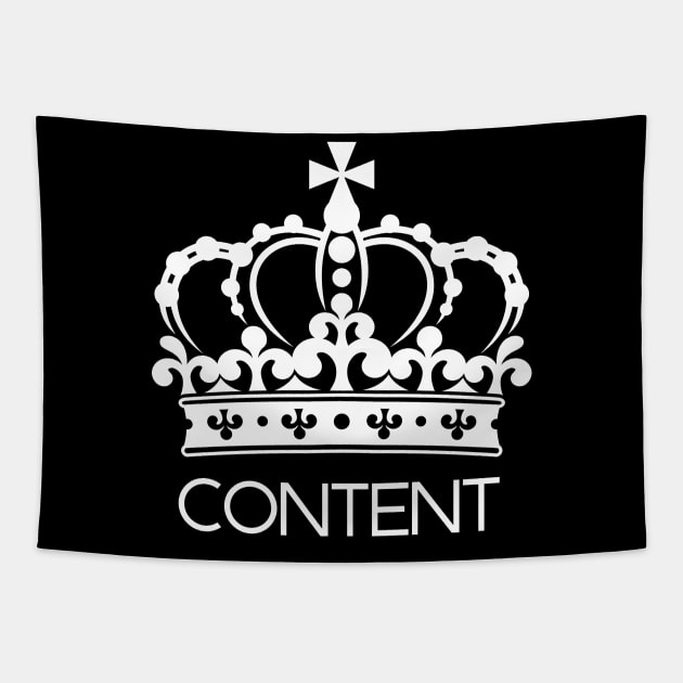 Content is King Tapestry by GMAT