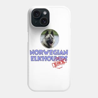 Norwegian Elkhounds Rock! Phone Case