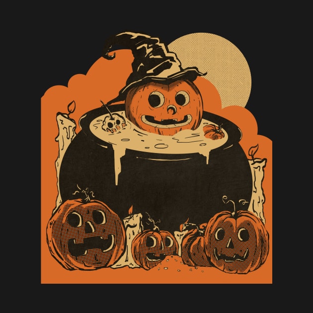 Vintage Pumpkin Witches Brew by 2SpookyCo