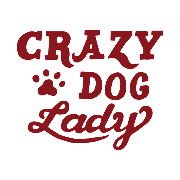 Crazy Dog Lady (Red) by veerkun