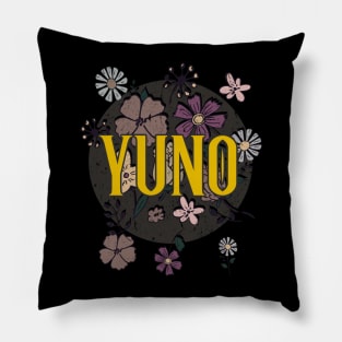 Aesthetic Proud Name Yuno Flowers Anime Retro Styles Pillow