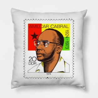 Amílcar Cabral-3 DDR Stamp Pillow