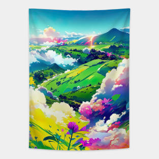 Colorful Landscape Tapestry