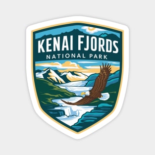 Kenai Fjords National Park Alaska Souvenir Magnet