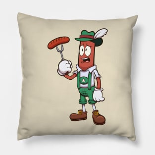 Sad Oktoberfest Sausage Pillow