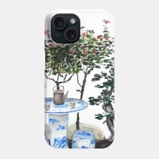 Ancient Oriental garden Phone Case