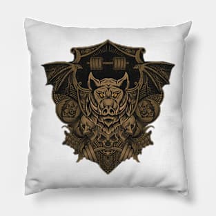 gym nightmare Pillow