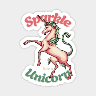 Free Spirit Sparkel Unicorn Magnet