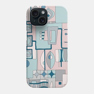 Mid-Century Modern All Over Print Phone Case