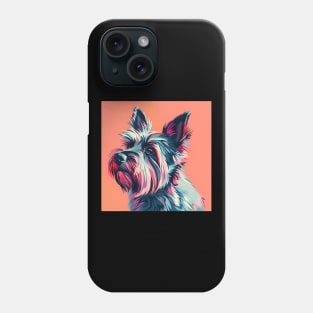 Skye Terrier in 70's Phone Case