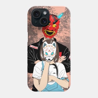 Tengu Boy & Kitsune Girl #2 Phone Case