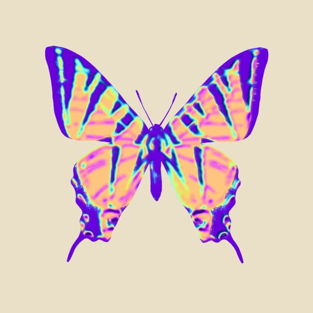 Purple Tiger Butterfly by dinaaaaaah