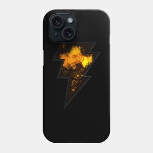 Black lightning Phone Case