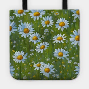 Daisy Flowers Meadow Pattern Tote