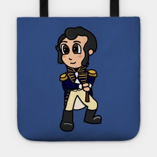 Chibi Stephen Decatur (Small Print) Tote