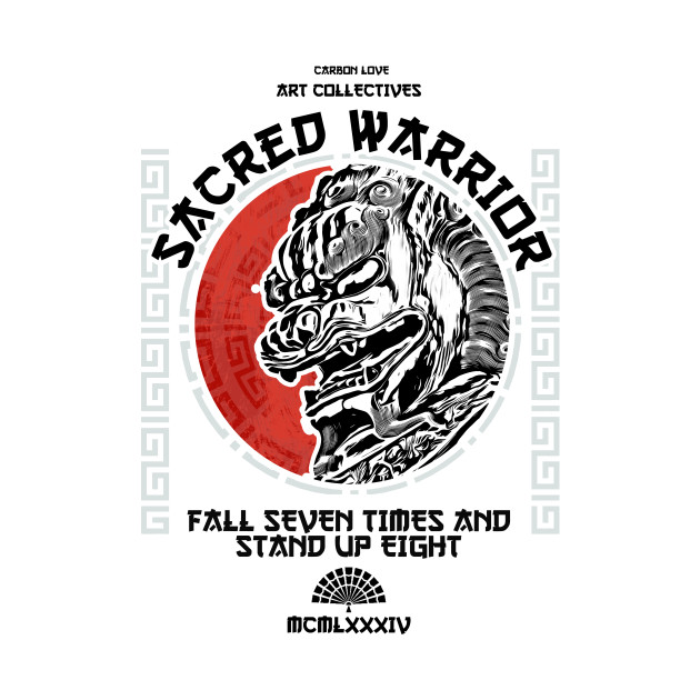 Sacred Warrior of Light - Street wear - T shirt by Carbon Love