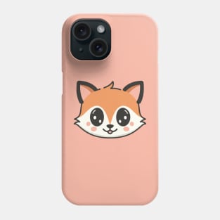 Cute Face of a Kawaii Fox Phone Case