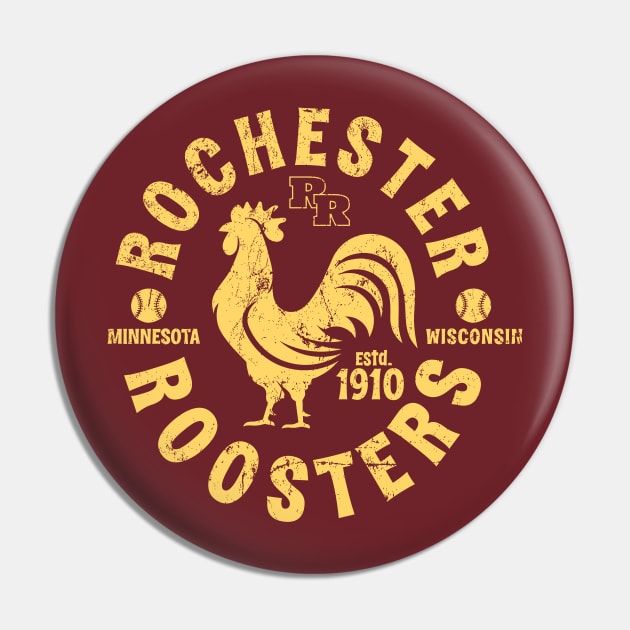 Rochester Roosters Pin by MindsparkCreative