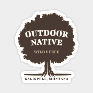 Outdoor Native Apparel and Accessories Magnet