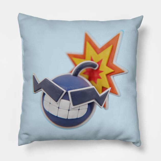 Wah-Bomb 3D Pillow by Kinpraw