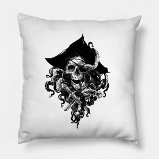 Pirate Skull transparent Pillow