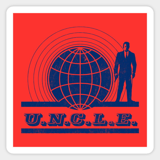 Man From Uncle 1960s Tv Sticker Teepublic Uk