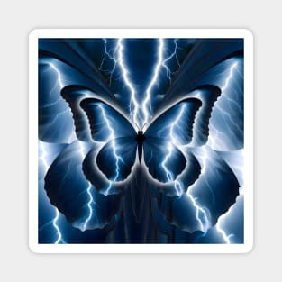 Lightning Butterfly Magnet