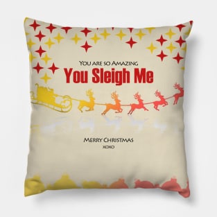 Christmas T - Shirt - You Sleigh Me Pillow