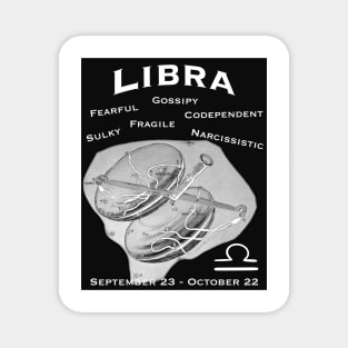 Libra Negative Traits Magnet