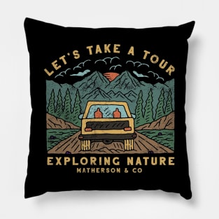 Lets Take a Tour Pillow