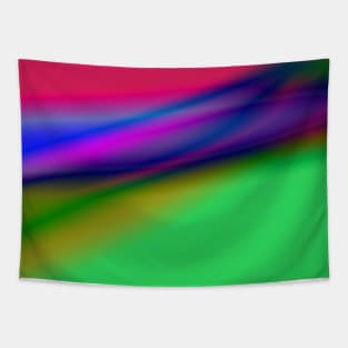 red blue green abstract art Tapestry