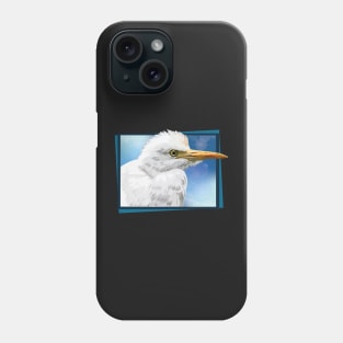 Cattle egret Phone Case