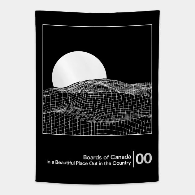 In a Beautiful Place Out in the Country - BOC / Minimal Style Graphic Artwork Tapestry by saudade
