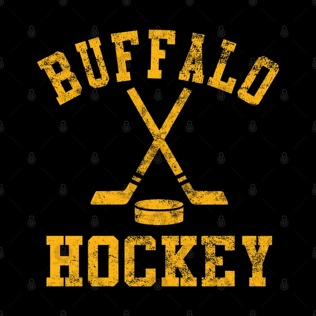 Vintage Buffalo Hockey by tropicalteesshop