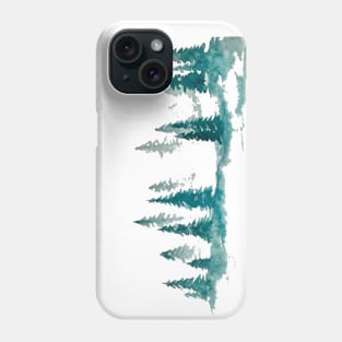 Winter pines Phone Case