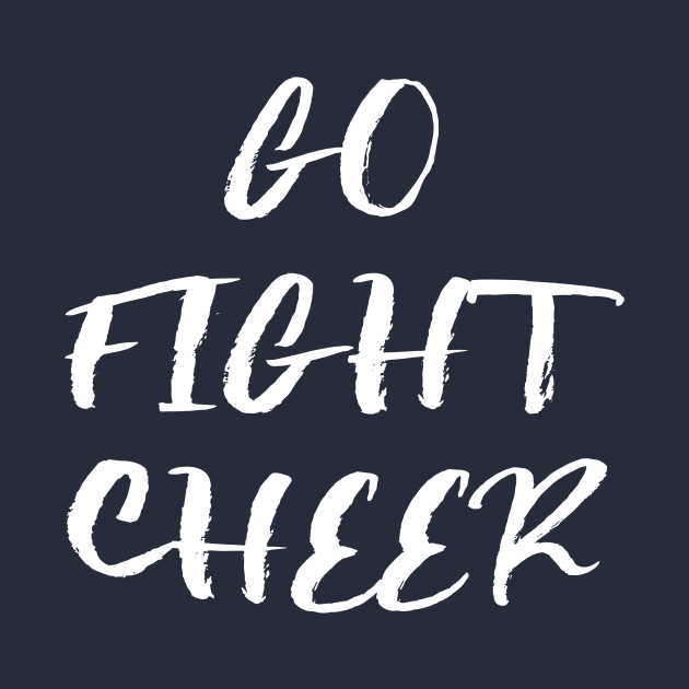 Go Fight Cheer Cheerleader Spiritwear Novelty product by nikkidawn74