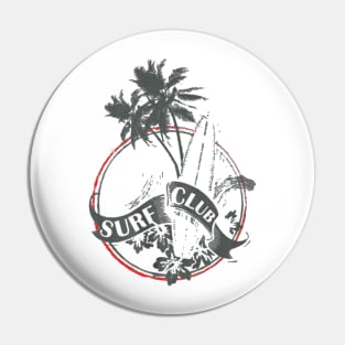 Surf Club Surfer Gift Shirt Pin