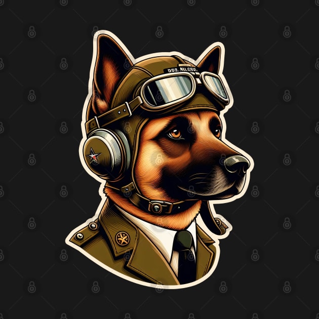 Belgian Malinois Pilot by k9-tee