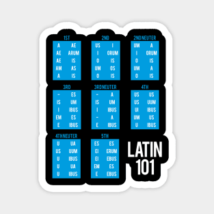 Latin Declensions Magnet