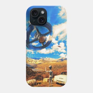 Almost Home - Retro Space Surrealism Phone Case