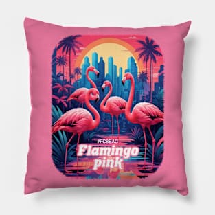 Flamingo Pink Pillow