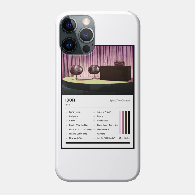 IGOR Tracklist - Tyler The Creator - Phone Case