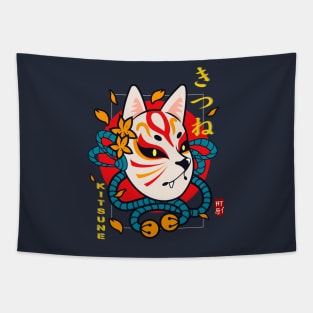 Kitsune - Japanese Mythology Tapestry
