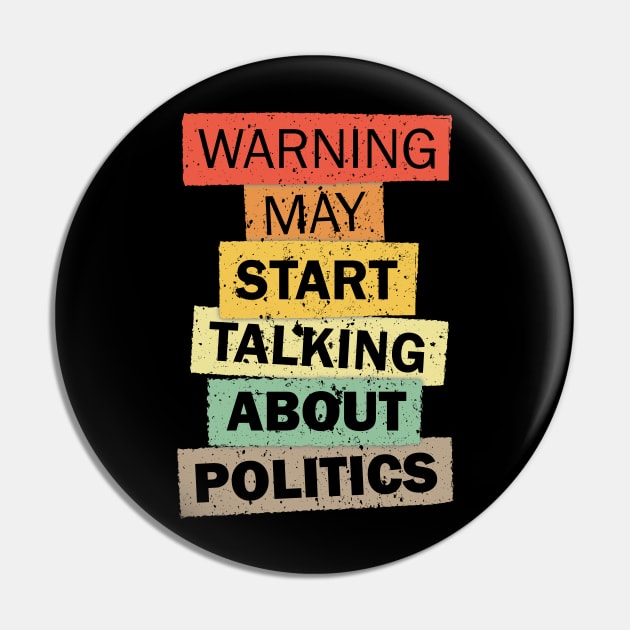 Warning may start talking about politics funny ironic quote saying gift Pin by star trek fanart and more