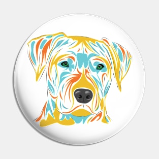 An Artwork For A Cute Dog ( Vector Art Style ) Pin