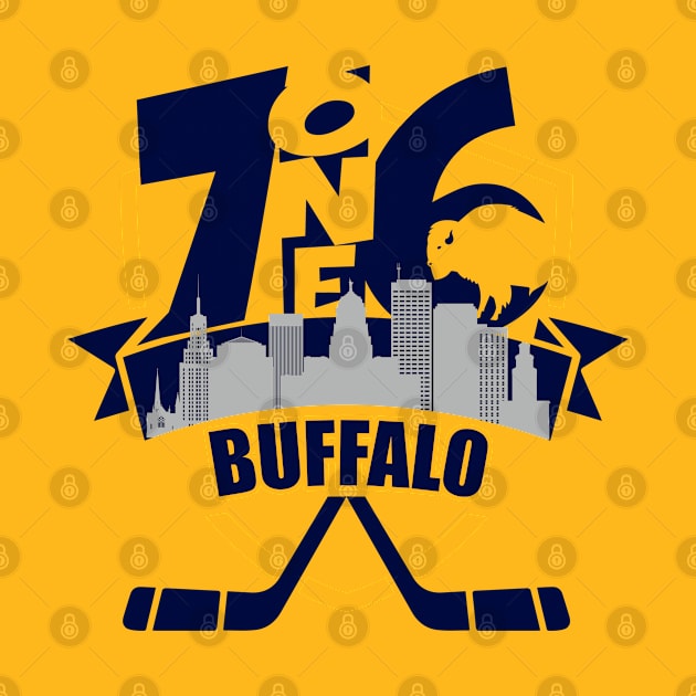 716 Buffalo Hockey Color by AssortedRealitee