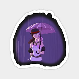 neo in the rain Magnet