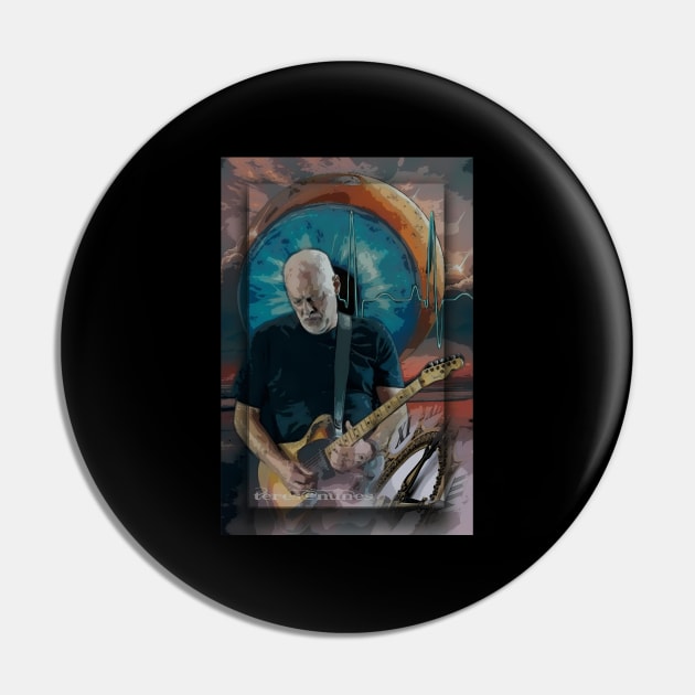 David Gilmour Pin by keng-dela