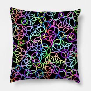 COLORFUL Circles - Geometric Designs Pillow