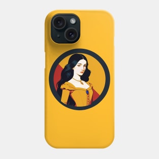 Renaissance Woman in a Yellow Dress Phone Case